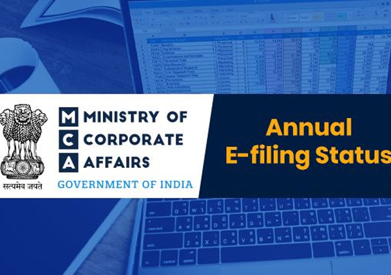 Check Annual E-filing Status of Company / LLP Name